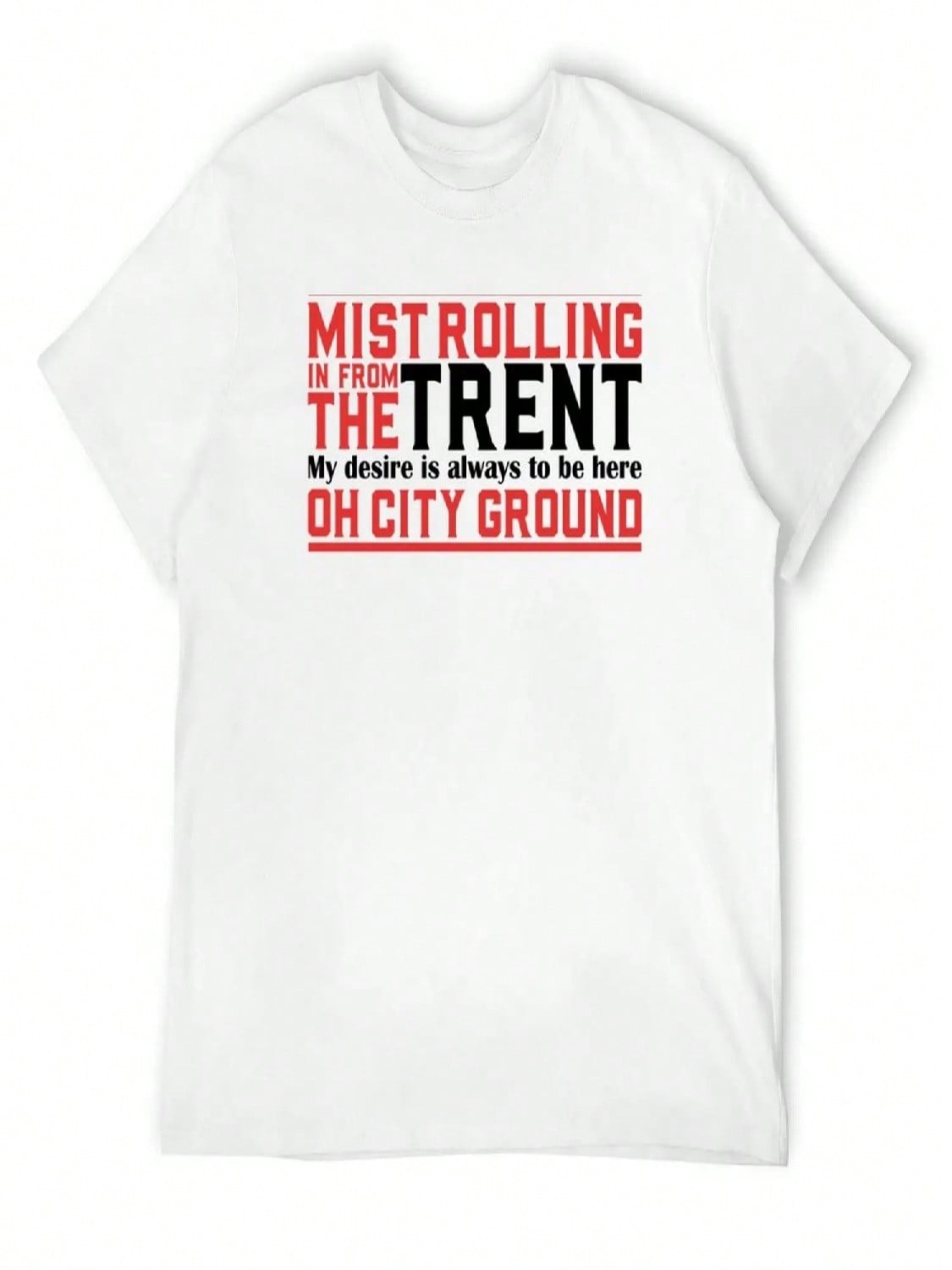 Mull Of Kintyre City Ground Trent T-Shirt Blue Lock Customs unisex T Shirt S разноцветный
