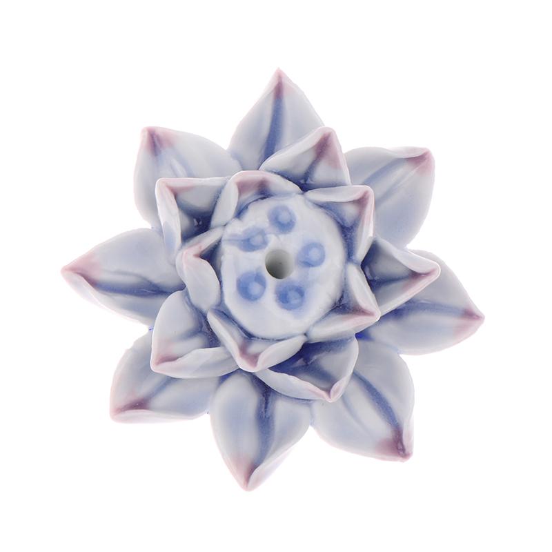 

Керамическая курильница для благовоний Lotus держатель для благовоний Керамика Настурция Сандаловое дерево курильница для украшения дома и офиса