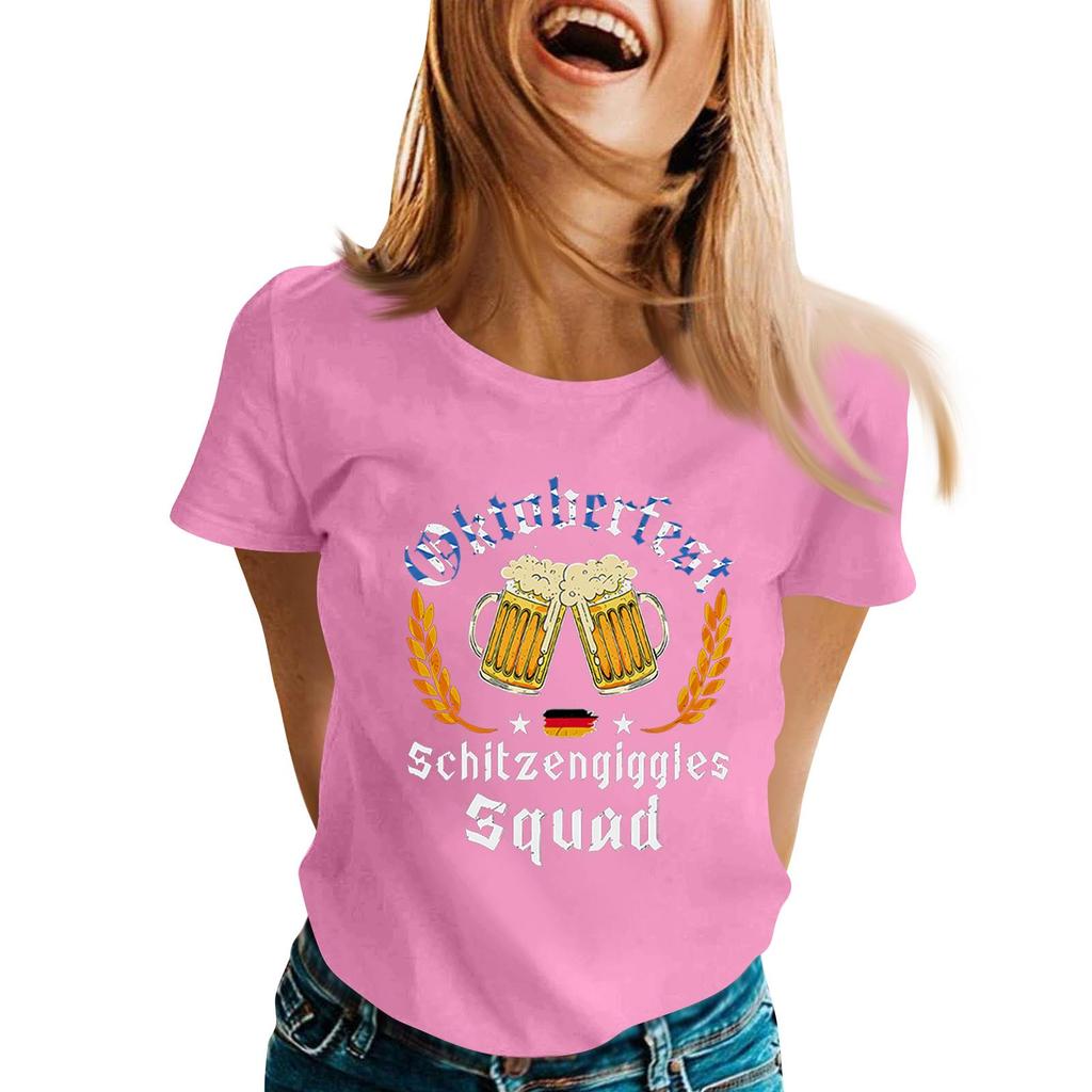Fashion Casual Unisex Letter Print T-Shirt with Festival Graphic Design - Short Sleeve Round Neck Tee for Men and Women