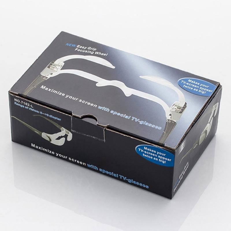 2.1x TV Glasses Distance Viewing Headband Magnifier Headset Magnification Glass