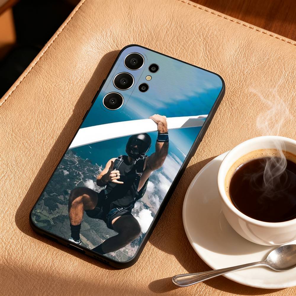 W-Wingsuit F-Freedom Phone Case For Samsung S26,S25,24,23,22,30,21,10,9,Ultra,Plus,Lite,FE Soft Black Case