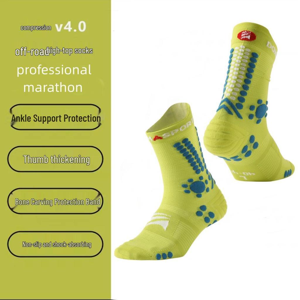 Calcetines de Compresión de Verano Unisex para Maratón, Trail Running, Ciclismo y Deportes al Aire Libre