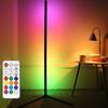 120/160cm Nordic Floor Lamp for Living Room, USB Power 63inch RGB Mood Light with Dimmable Standing Bedside Lamp Home Decor Gift