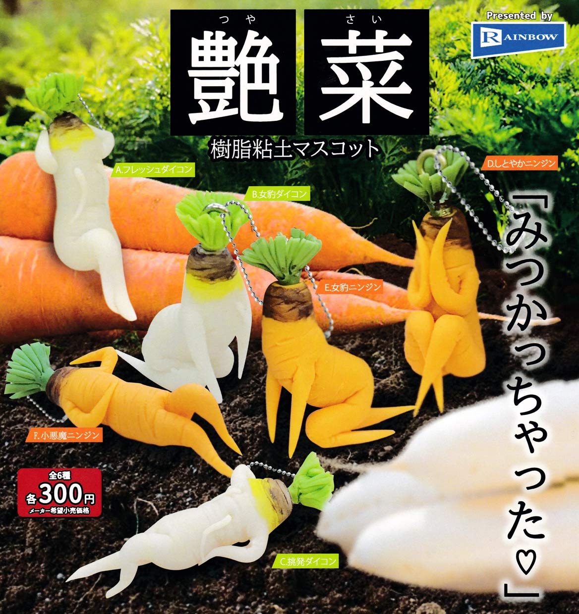 

Tsuyana Resin Clay Mascot of 6 Gacha Capsule Toy [Set (Full Set)]