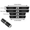 2026 Hot VOLKSWAGEN Carbon Fiber Car Door Sill Protector Stickers for Volkswagen VW Rline R Line Polo Touran Tiguan Jetta T5 Gol zf7