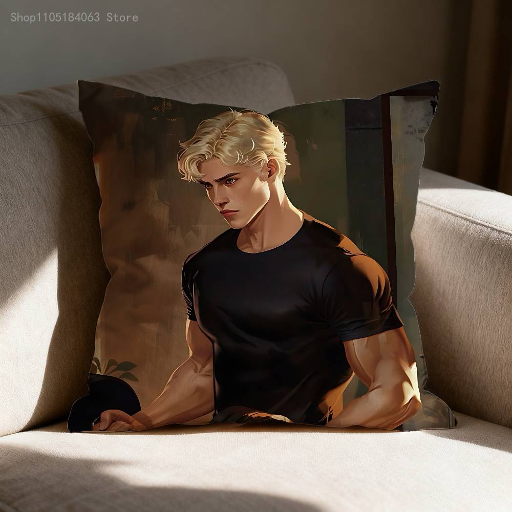 Aaron Warner S-Shatter Me Pillow Case For Sofa Decor Car Office Room Printing Cushion Cover Decorations And Protector