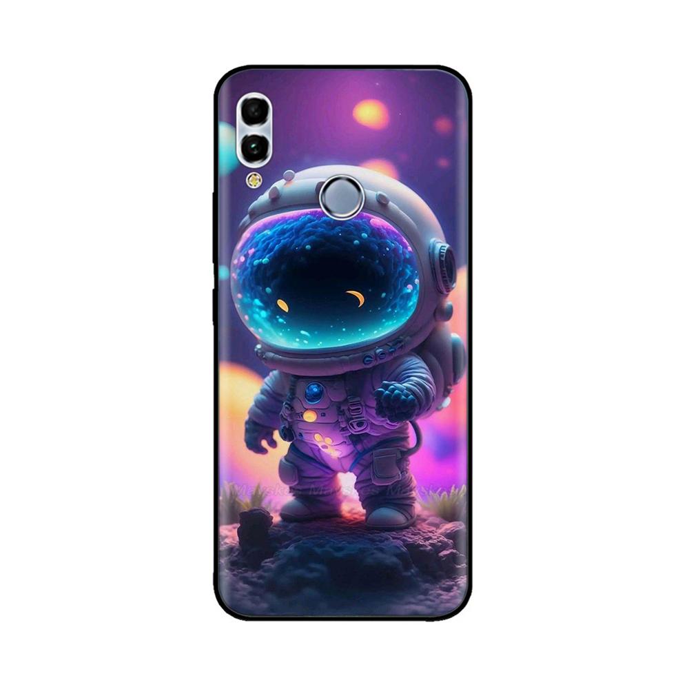 For Huawei P Smart 2019 Case Phone Cases Funny Camera Protection Soft Silicone Back Cover For Huawei P Smart 2019 Shell Fundas