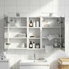 Bathroom Cabinet Set 3 pcs 80 x 10.5 x 50 cm Particleboard