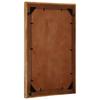 Wall Mounted Mirror with Brown Frame 70 x 50 x 3 cm Glass