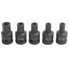 5PCS Square Drive Tap Sockets Compatible with For Electric Driver Wrenches