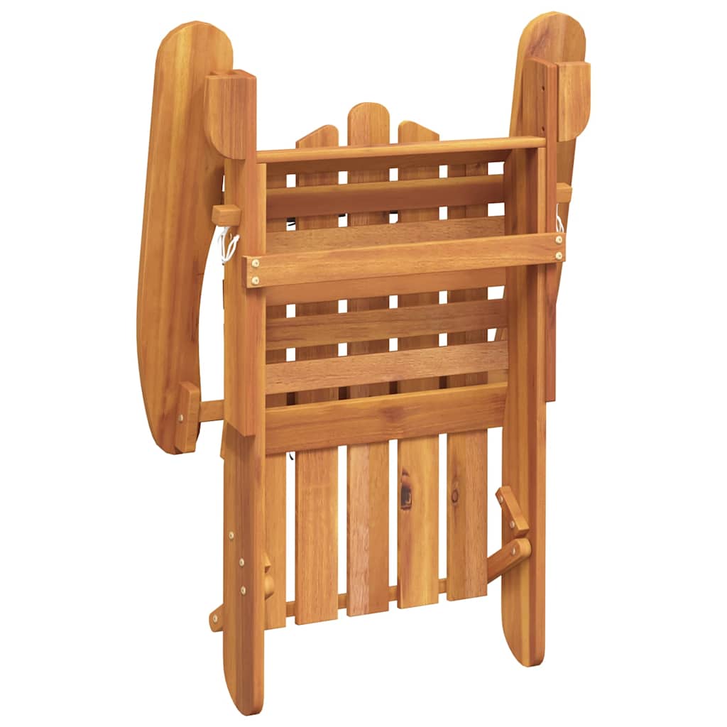 Vidaxl Solid Acacia Wood Adirondack Garden Chair
