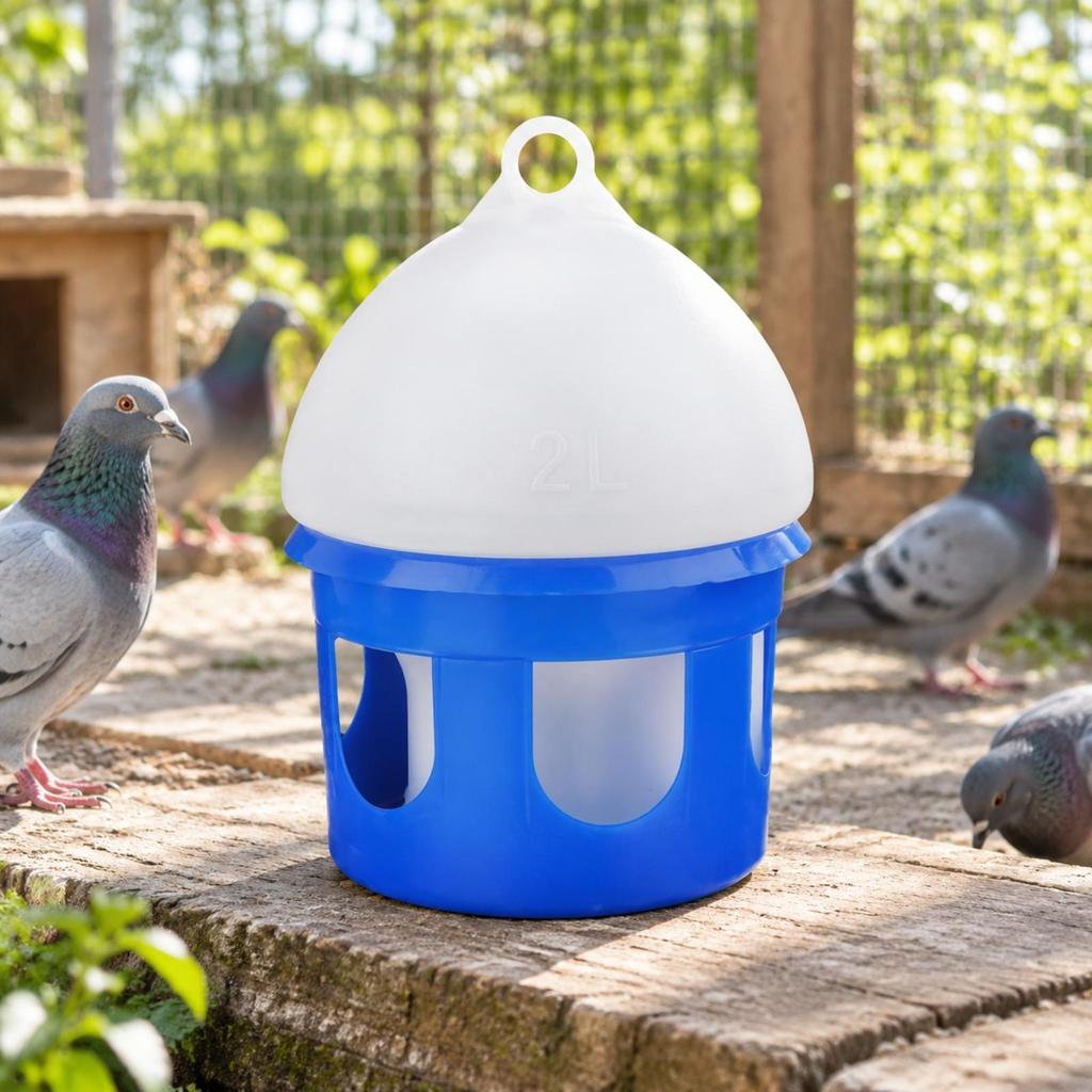 Pigeon Waterer with Hanging Loop Practical for Aviaries, Pet Care