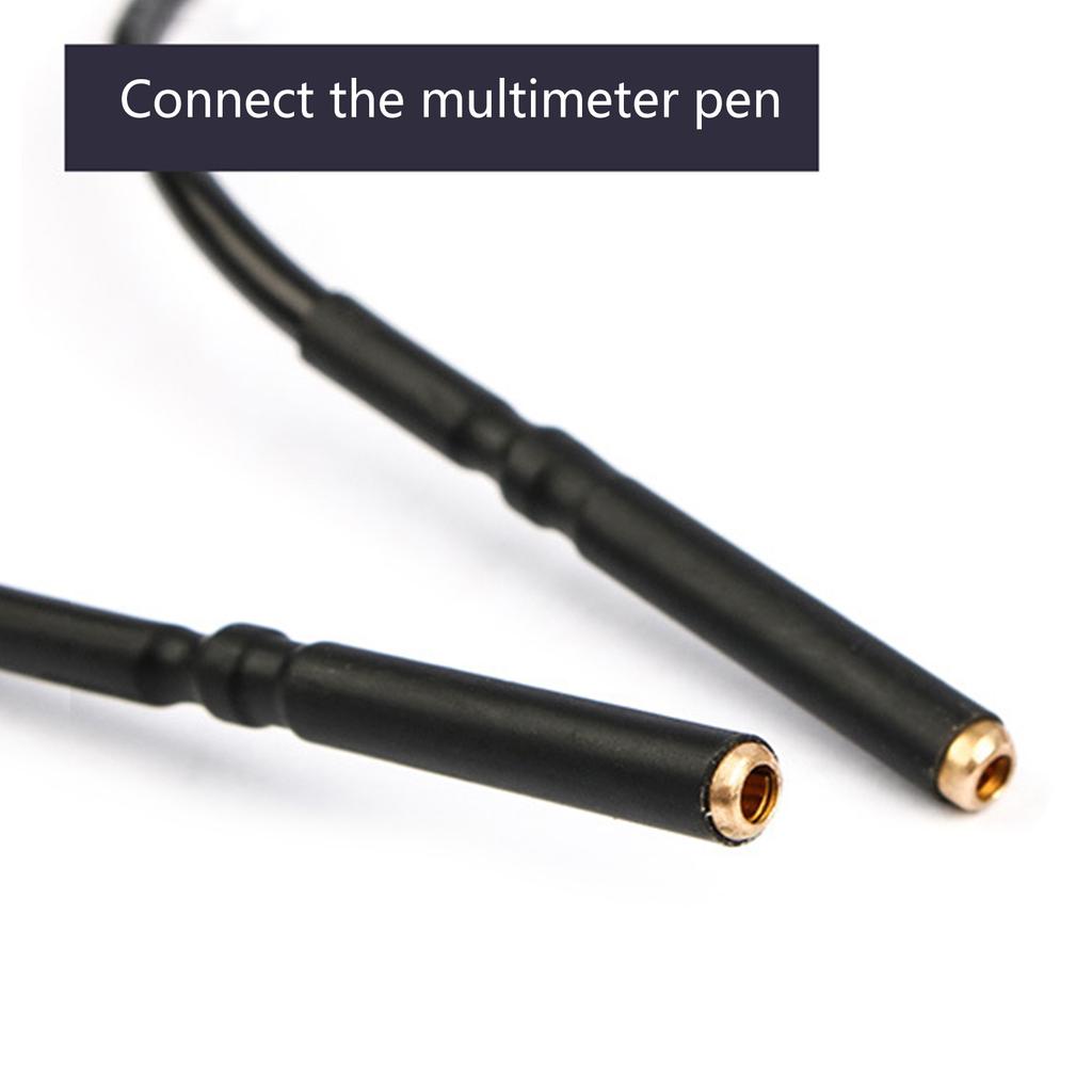 Hochpräziser Kfz-Stromkreistester, Leistungssonde, Kfz-Diagnosewerkzeug, Abflusslecktester mit U-förmiger Batterieklemme