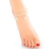 Trendy Double-Layer 8-Shaped Pearl Anklet and Beaded Bracelet Set