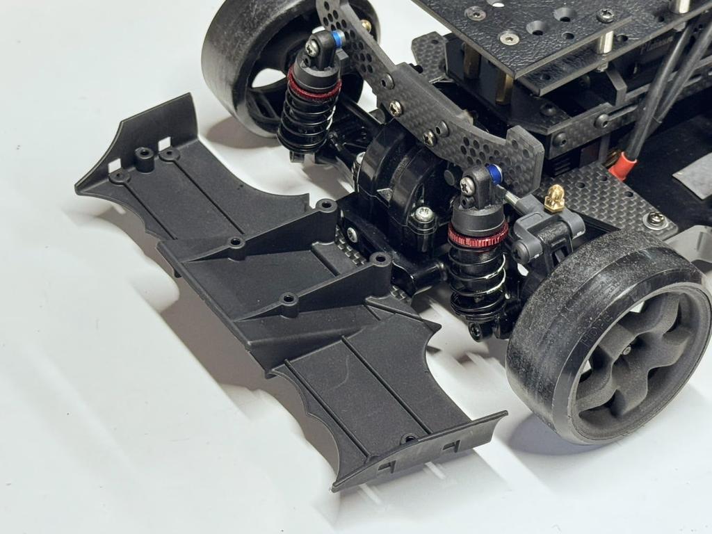 Short Carbon Fiber Bumper for TT-02 (Diffuser Compatible)