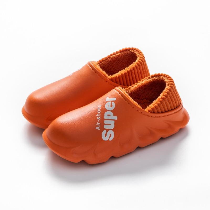 Lidani home slippers men's winter outdoor bag and thick-soled indoor thermal cotton shoes women's household simple autumn and winter