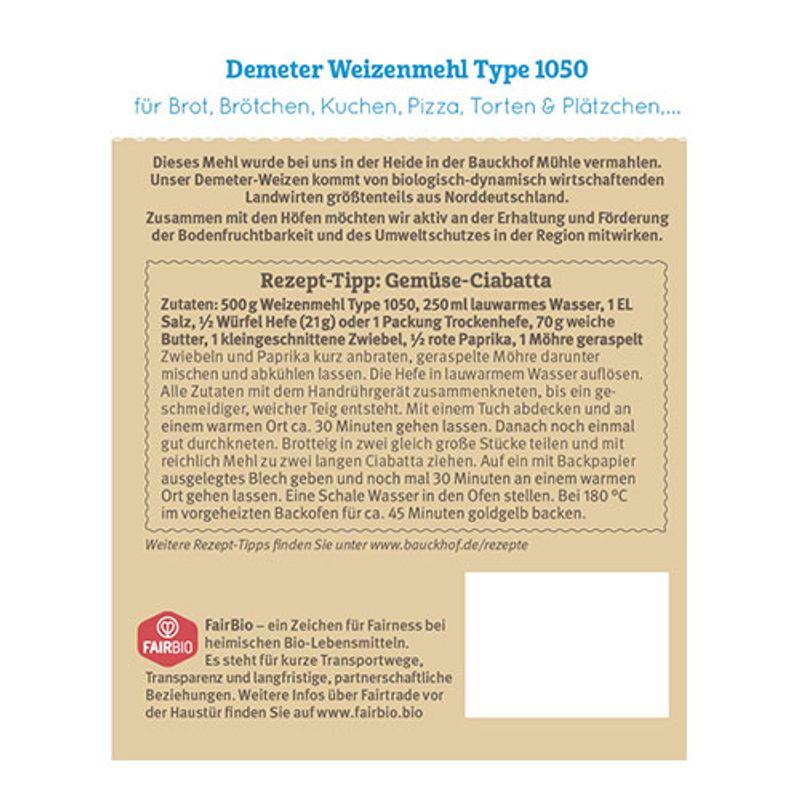 1 kg of Baukhoff flour (Type 1050)