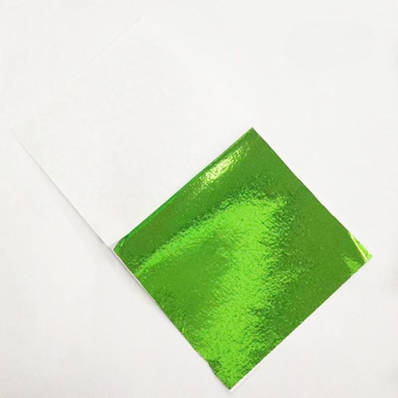 High Quality Gold/silver Foil Paper 9 * 9CM, Color, Buddha Statue Hotel Decoration Supplies, Furniture DIY Crafts Gold Foil Paper, Nail Art Supplies
