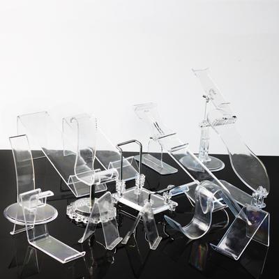 U Shape Acrylic Shoe Display Stand Shoe Holder Shoe Store Display Riser Stand High Heel Sandal Display Home Shoe Storage Rack