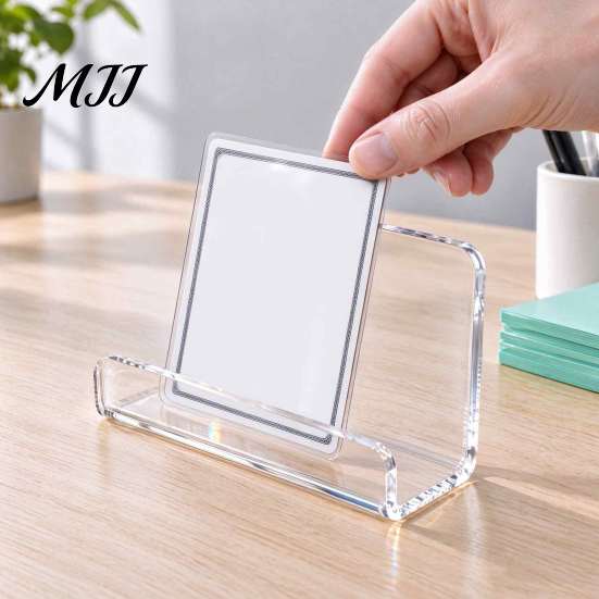 Sturdy Stands for Lightweight Items Floating Mini Shelves Collectibles, Clear Acrylic Wall Mounted Tiered Display Desk Stands, Invisible Minimalist