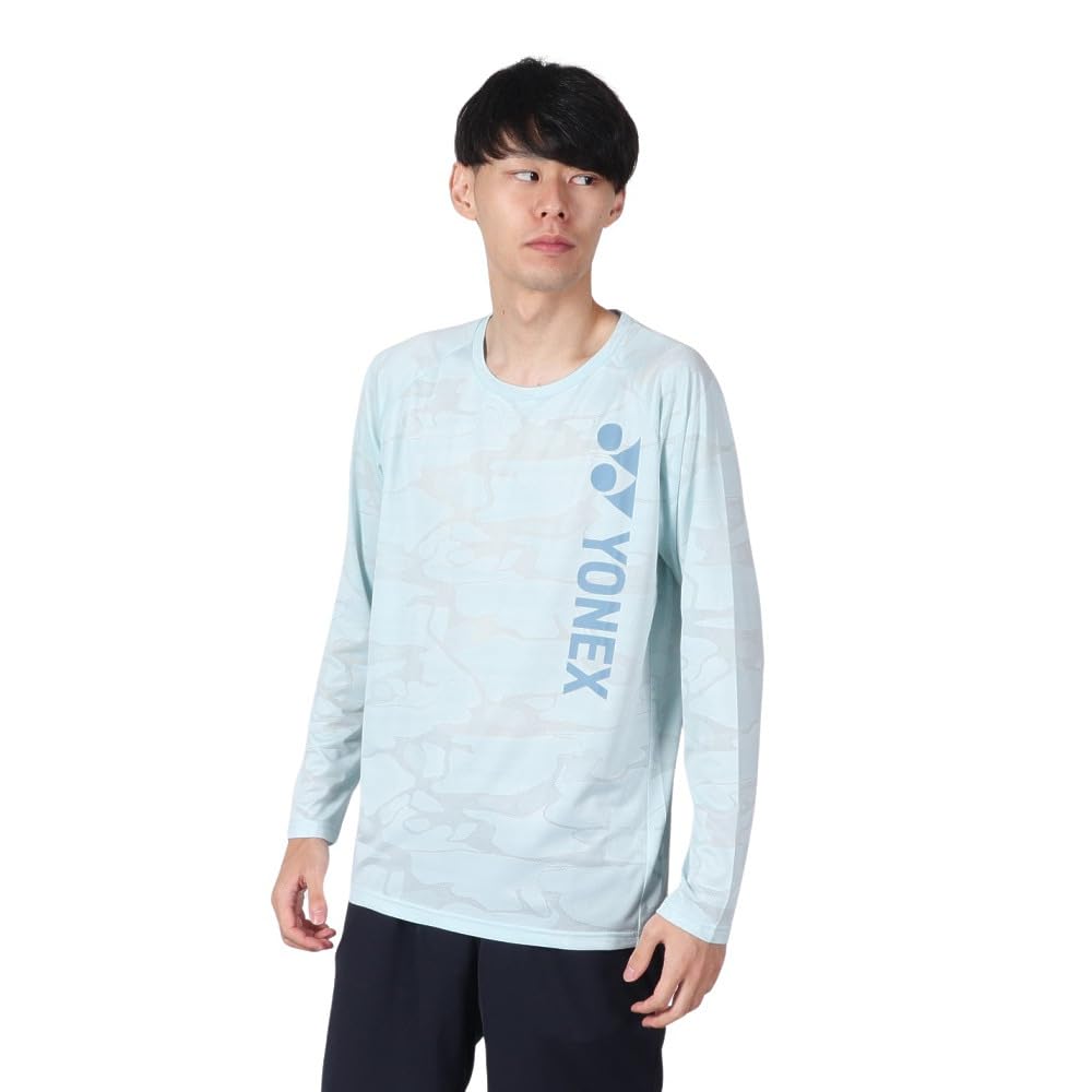 

Yonex Long Sleeve Pastel Blue Size L T-Shirt (Fit Style), (664),