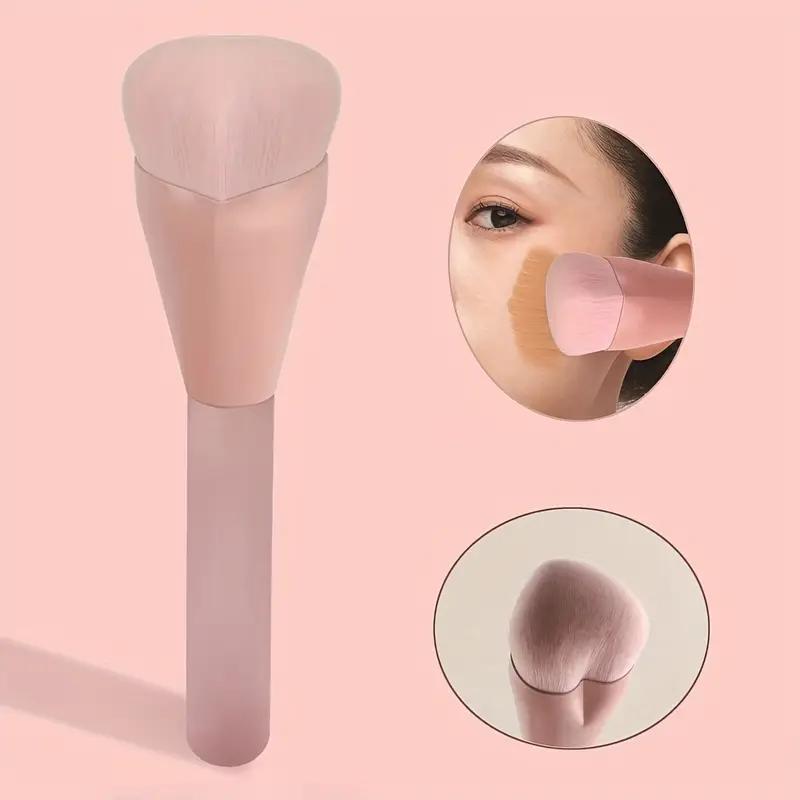 New 1PCS Traceless Foundation Brush Heart Shape Makeup Brush Professional Makeup Artist Beauty Tool