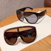 Retro Okulary Przeciwsłoneczne Aviator z Dużą Oprawką dla Kobiet Y2K Street Photography Spersonalizowana Moda Punkowe Okulary Męskie Trend UV400
