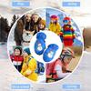 Kids Ski Gloves Warm Children Full-Fingers Non-slide Winter Mittens Cartoon Waterproof Hand Warmer Outdoor Riding Girls