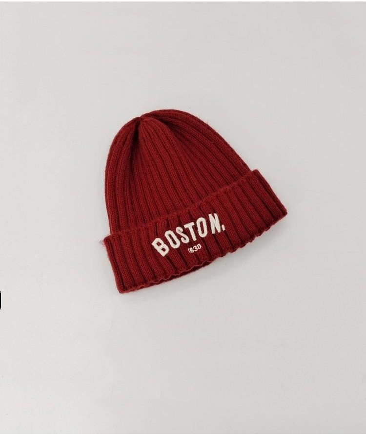 Kinder Winter Strickmütze Ins Style Street Trend Alphabet Beanie Jungen Strickmütze Kinder Wollmütze Wolle