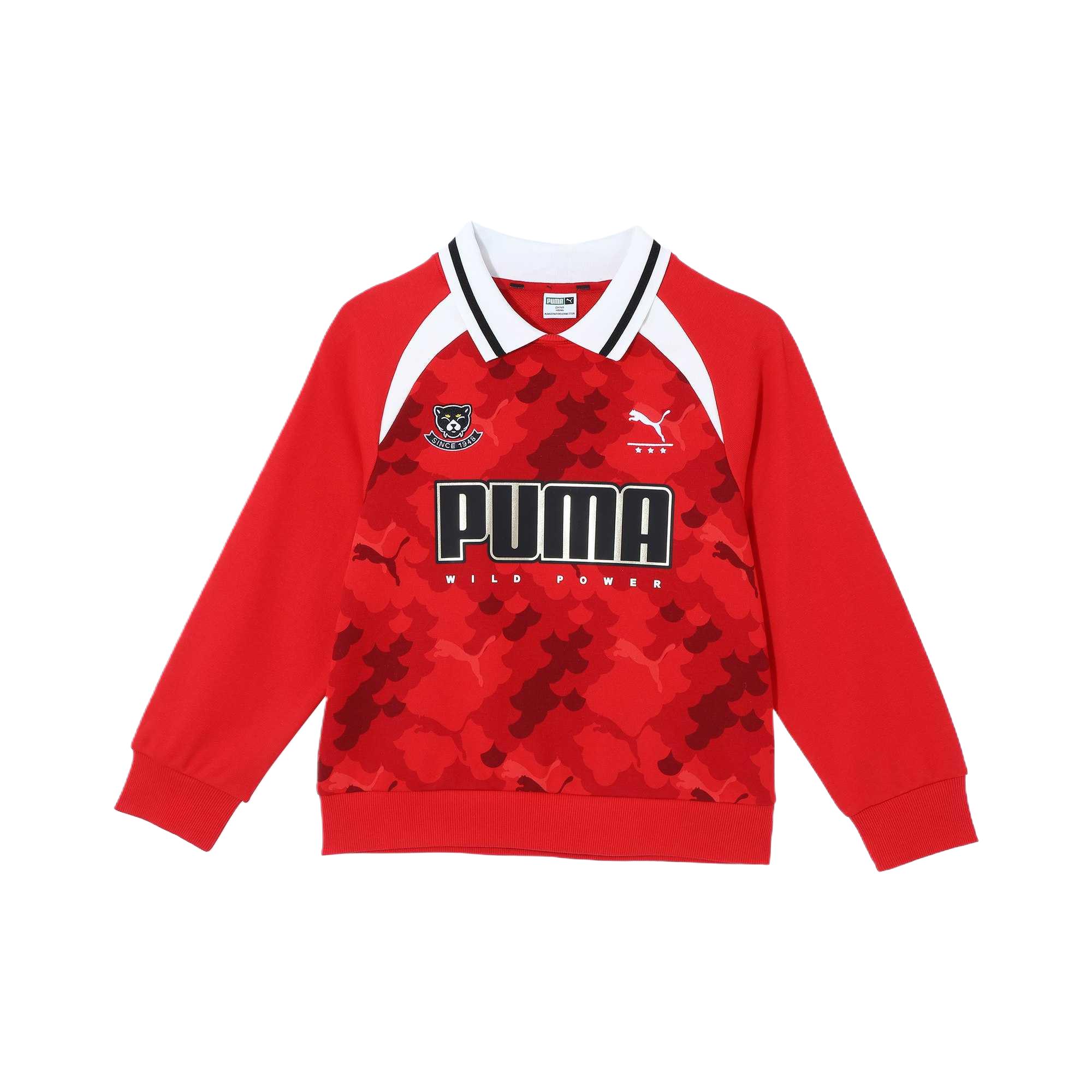 Puma Толстовка Удобная Приятная к коже Мягкая Универсальная Детские толстовки Красный 941998-02 120