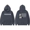 Bete für Charlie Kirk Freiheit Grafik Sweatshirt Mode 90er Vintage Harajuku Klassische Pullover Männer Frauen Lässige Komfort Hoodies