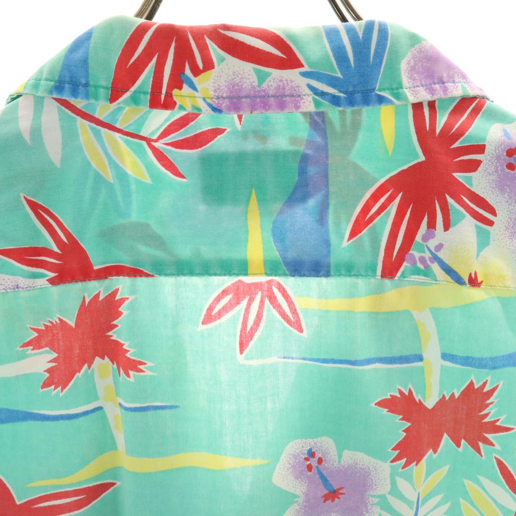 HAND OF PATERSON 90s Old Overall handle Short sleeve Aloha shirt Men's Used