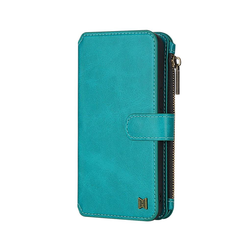 iPhone 16 Pro Multifunction Wallet Leather Case with Detachable Magnetic Cover