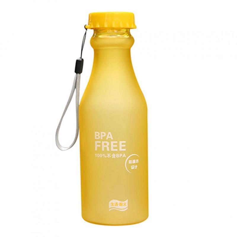 550ML Leakproof Sport Water Bottle Portable Outdoor Travel Healthy Drinking Cup