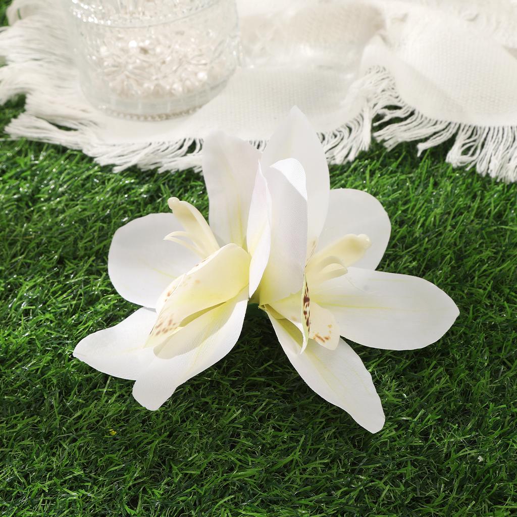 AWAYTR Elegant Large Flower Duckbill Hairpin Floral Hair Clip Valentine Headwear Hair Accessories Festival Gift