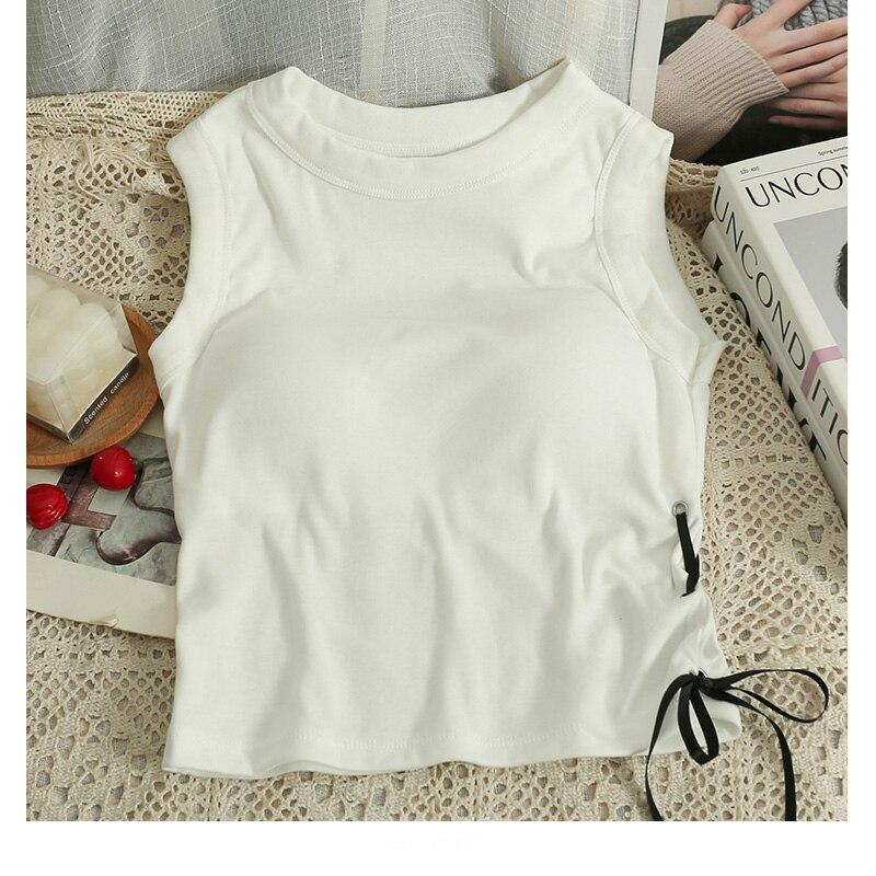 Canottiere Casual da Donna con Imbottitura per il Reggiseno Carini