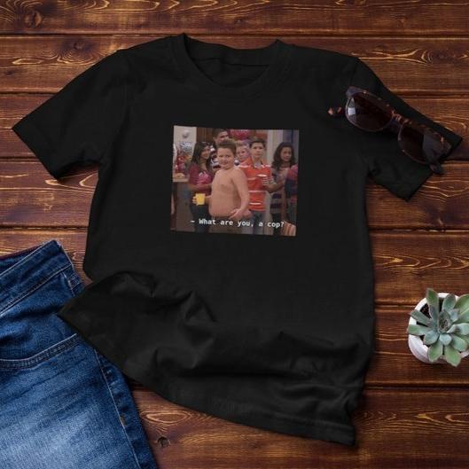 Gibby What Are You A Cop Meme T-shirt Funny Meme Viral TV Show Meme Shirt Funny Meme Y2K T-shirt Unisex WoUnisex Streetwear Tee Tops
