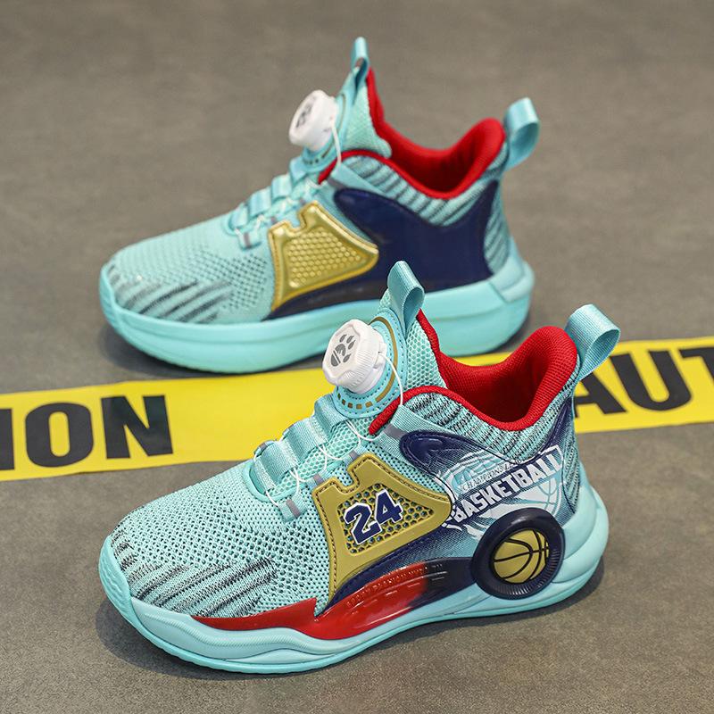 Boys shoes new children's basketball shoes mesh breathable non-slip sports shoes professional training shoes