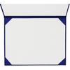 GraduationMall Handcrafted Imprinted Diploma Cover 6" X 8" (Royal)