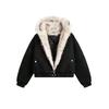 Winter 2025 Men's Plus Velvet Thickened Fur Collar Cotton Jacket - Warm Couple Style