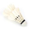 12Pcs/Lot White Fther Badminton  s, Good Toughness and Durability, Stable   Performance, Portable and Lightweight,  for Practice and Casual Pl