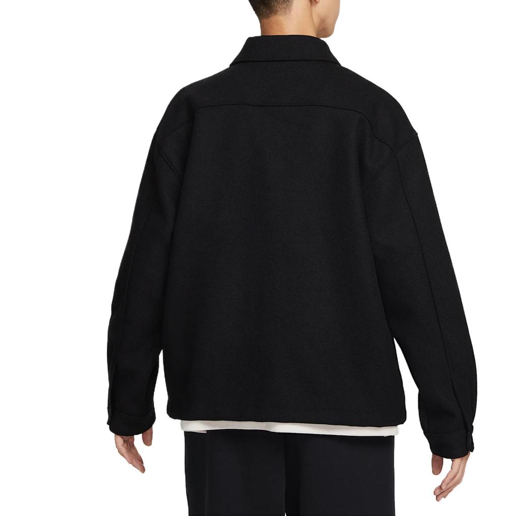 Nike Chaqueta deportiva técnica, cómoda y suave para hombre, color negro HF0133-010