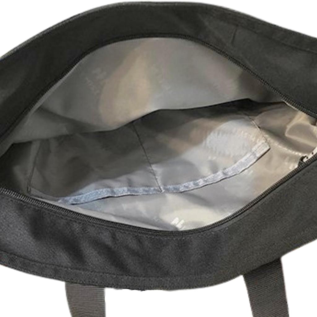 Petit-Germe Tote Bag, Nylon (Oxford), Fits A4 Sizes, Lightweight (295g), 13cm Depth, Water-Repellent, Unisex, Perfect for Commuting and School (01.