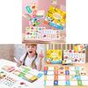 Childrens Water Magic Puzzle Book With Reusable Stickers For Early Education And Focus Development