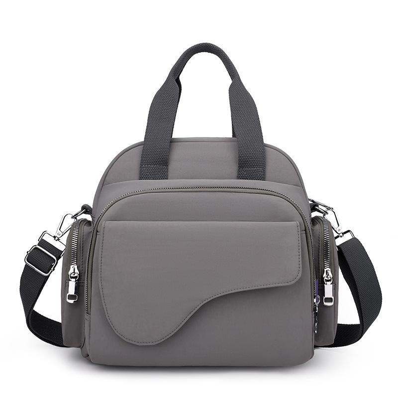 

Модная Простая и Повседневная Вместительная Сумка через Плечо на Одном Плече серый