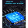 Stretchable Game Controller Wireless Charging Hall Effect Joystick Bluetooth-compatible Phone Gamepad with Cooling Fan