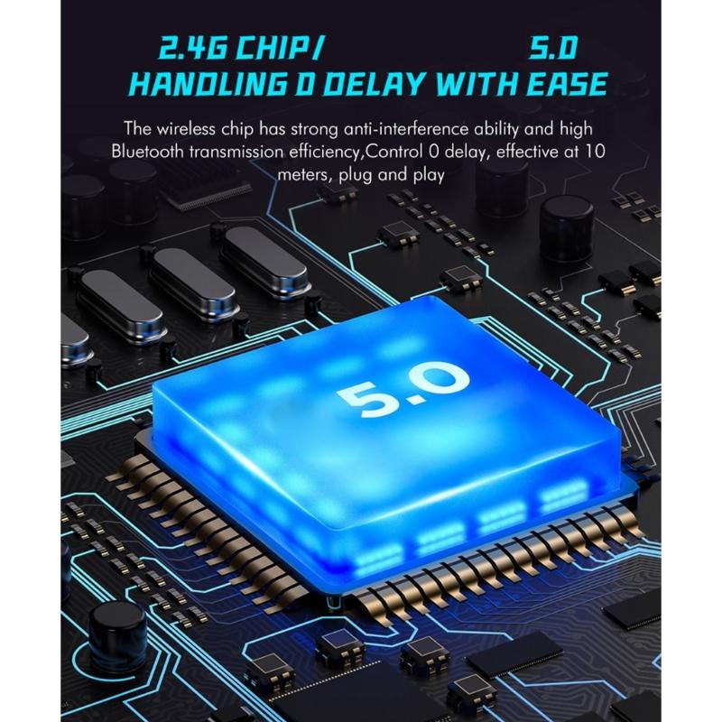 Stretchable Game Controller Wireless Charging Hall Effect Joystick Bluetooth-compatible Phone Gamepad with Cooling Fan