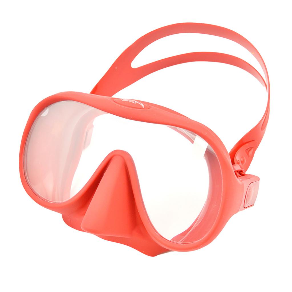 Silicone Anti-Fog Diving Mask Tempered Glass Frameless Snorkel Mask for Friend Family Neighbors Gift