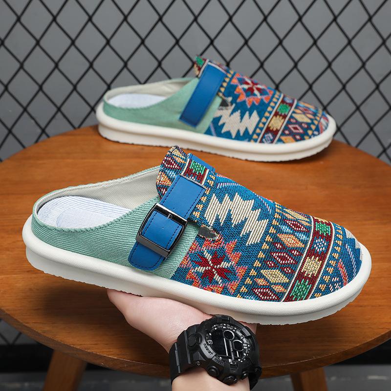 Fashion Summer Fashion Men's Soft-soled Slippers Designer Breathable Slippers 2025 Trend Casual Shoes for Men New Light Non-slip Sneaker