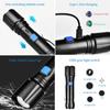 Mini High Lumen Rechargeable Tactical Super Bright 1000 Lumen Flashlight with 5 Scalable Modes for Emergency Flashlight, Camping.